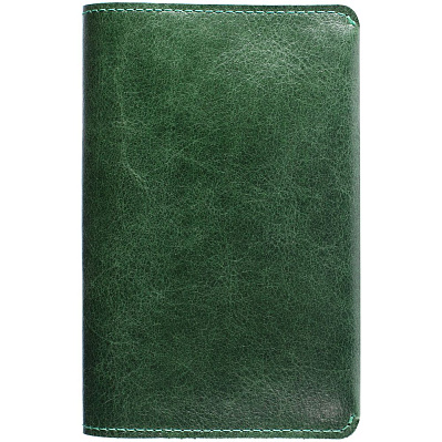Обложка для паспорта Apache ver.2, темно-зеленая (Зеленый)