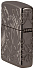 Зажигалка ZIPPO Armor® Wicca Design с покрытием Black Ice®, латунь/сталь, чёрная, 38x13x57 мм - Фото 8