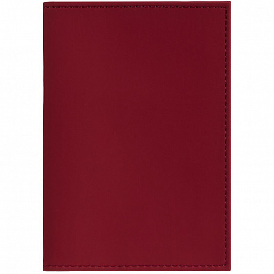 Обложка для паспорта Shall, красная (Красный)