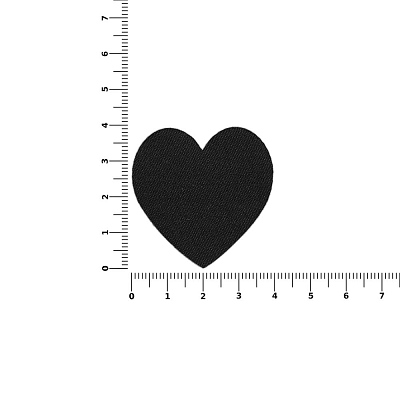 Наклейка тканевая Lunga Сor, M, черная