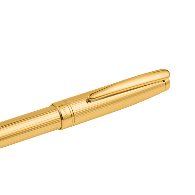 Ручка перьевая Pierre Cardin GOLDEN. Цвет - золотистый.  Упаковка B-1