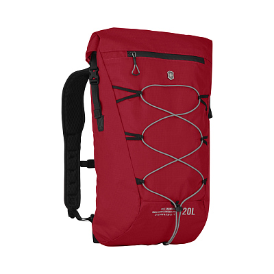 Рюкзак VICTORINOX Altmont Active L.W. Rolltop Backpack, красный, 100% нейлон, 30x19x46 см, 20 л