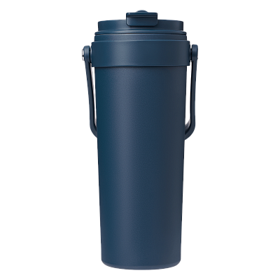 Термокружка вакуумная Solo, синяя (Синий)