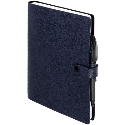 Ежедневник Strep Front на заказ, недатированный, темно-синий