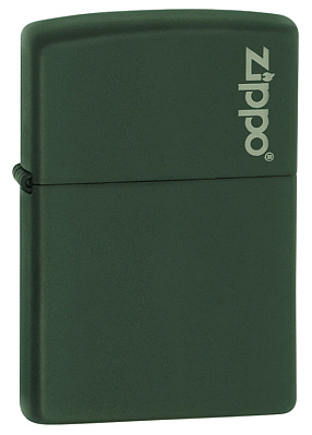 Зажигалка ZIPPO Green Matte, латунь с порошковым покрытием, зеленая, матовая, 38x13x57 мм (Зеленый)