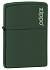 Зажигалка ZIPPO Green Matte, латунь с порошковым покрытием, зеленая, матовая, 38x13x57 мм - Фото 1