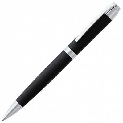 Ручка шариковая Razzo Chrome, черная (Черный)