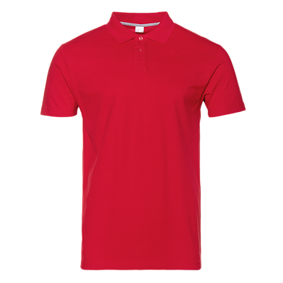 Рубашка поло унисекс STAN хлопок 185, 04U (Красный)