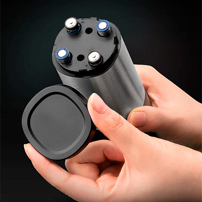 Электрическая мельница для специй Circle Joy Gravity Electric Grinder, серебро