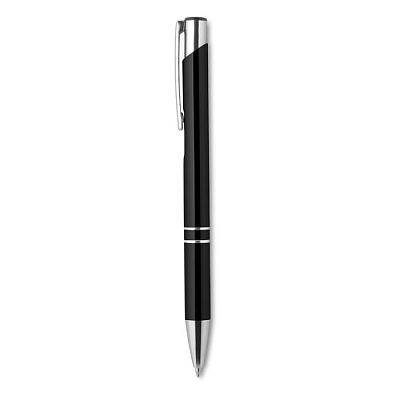 Recycled aluminium ball pen (Чёрный)