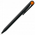 Ручка шариковая Prodir DS1 TMM Dot, черная с оранжевым - Фото 3