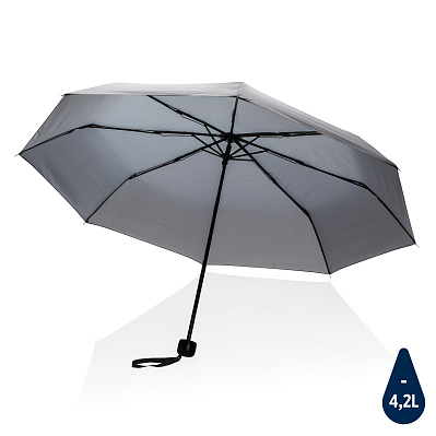 Компактный зонт Impact из RPET AWARE™, d95 см (Темно-серый;)