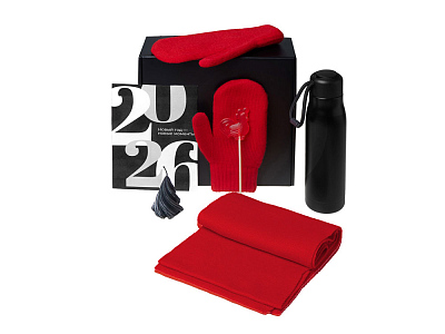 Подарочный набор Re:Air с варежками, шарфом и термосом