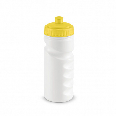 Бутылка для велосипеда Lowry, белая с желтым (Желтый)