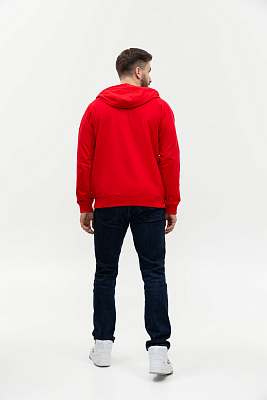 Толстовка мужская STAN с капюшоном на молнии футер без начёса 260, 61