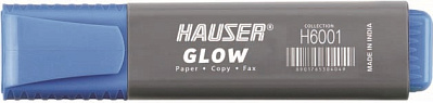 Текстовыделитель Hauser Glow, цвет синий (Синий)