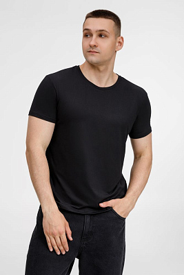 Футболка унисекс Senti, черная