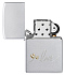Зажигалка ZIPPO Love Design с покрытием Satin Chrome, латунь/сталь, серебристая, 38x13x57 мм - Фото 4