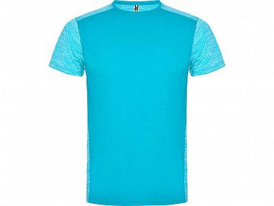 Спортивная футболка Zolder мужская (Бирюзовый/бирюзовый меланж)