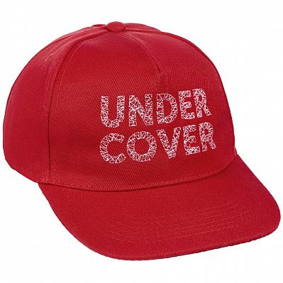 Бейсболка с вышивкой Undercover, красная (Красный)
