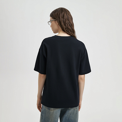 Футболка унисекс премиум AURA, черный