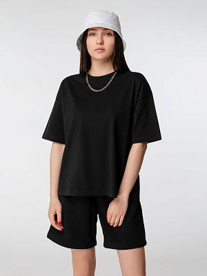 Футболка оверсайз женская Boxy Women, синяя (джинс)