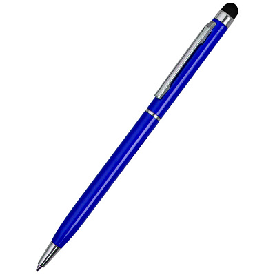 Ручка металлическая Dallas Touch, синяя (Синий)