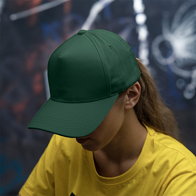 Бейсболка VALLEY, 5 клиньев, металлическая застежка