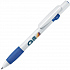 ALLEGRA, ручка шариковая, синий/белый, пластик - Фото 1
