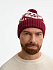Шапка Wintertude, красная с белым - Фото 6
