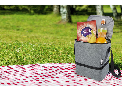 Сумка-холодильник Tundra из переработанного PET-пластика на 9 банок