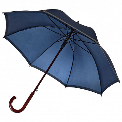 Зонт-трость светоотражающий Reflect  (Синий)
