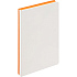 Ежедневник Duplex, недатированный, белый с оранжевым - Фото 1