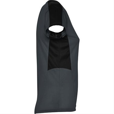 Спортивная футболка SUZUKA женская, ПАЛИСАНДР/ЧЕРНЫЙ 2XL