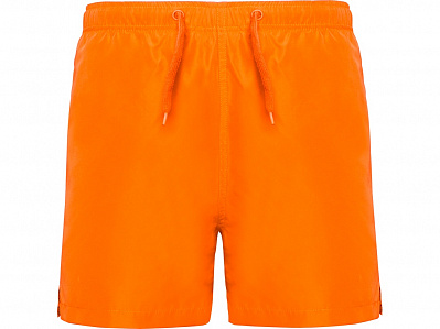 Плавательные шорты Aqua, мужские (Неоновый оранжевый)