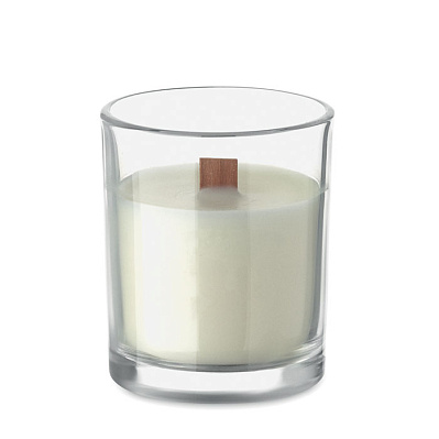 Plant based wax candle 80 gr (Прозрачный)