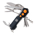 Нож перочинный Stinger, 96 мм, 15 функций, материал рукояти: алюминий, PP (черный/оранжевый) - Фото 1