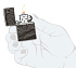 Зажигалка ZIPPO Marble Pattern с покрытием High Polish Black, латунь/сталь, чёрная, 38x13x57 мм - Фото 5
