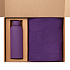 Подарочный набор Prima, Cella, фиолетовый (плед, термобутылка) - Фото 2