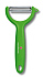 Нож для чистки томатов и киви VICTORINOX, двусторонее зубчатое лезвие, зелёная рукоять - Фото 1