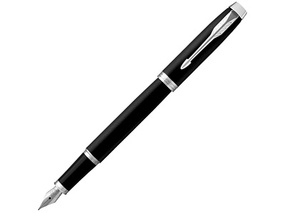 Перьевая ручка Parker IM, F (Черный, серебристый)