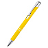 Ручка металлическая Molly софт-тач, желтая - Фото 1