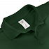 Рубашка поло Safran темно-зеленая - Фото 3