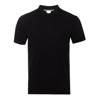 Рубашка поло унисекс STAN хлопок/эластан 200, 05 (Чёрный)