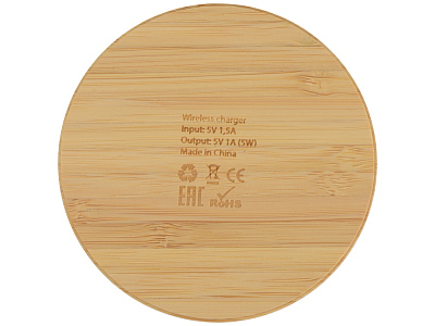 Беспроводное зарядное устройство из бамбука Cap