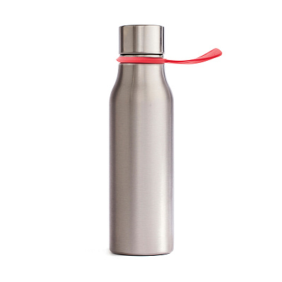 Бутылка для воды VINGA Lean из нержавеющей стали, 550 мл (Красный;)