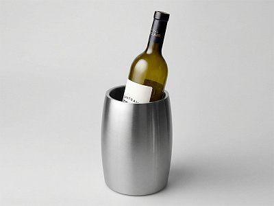 Ведерко для охлаждения вина Blanc, 1600мл (Серебристый)