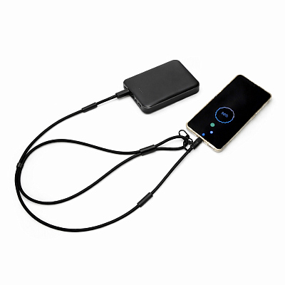 Кабель - ланьярд Линк 66 Вт, черный