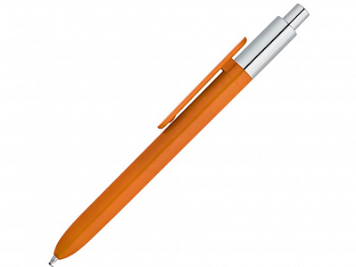 Ручка пластиковая шариковая KIWU CHROME (Оранжевый)
