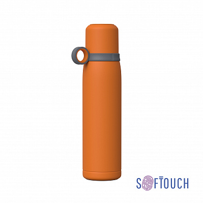Термос "Урал" 600 мл, покрытие soft touch  (Оранжевый)